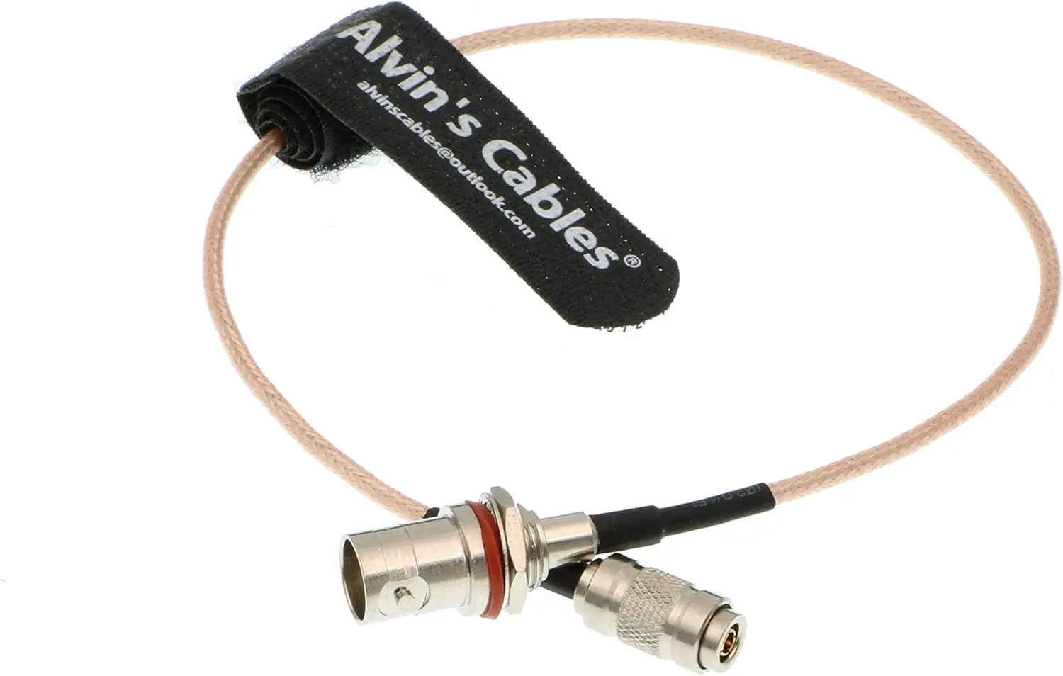 Alvin's Cables BNC Female to DIN 1.0 2.3 Male RG179 Cable 75 Ohm for Blackmagic
