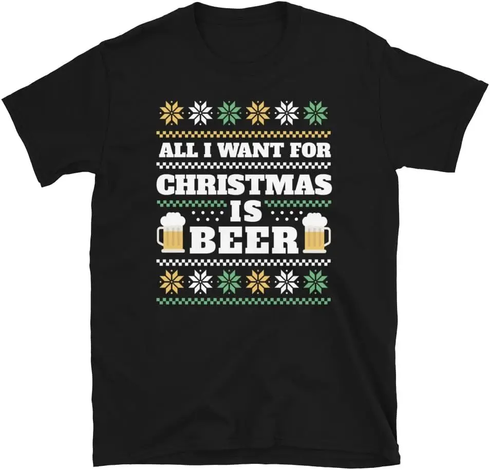 

Funny Ugly Christmas Beer T-Shirt