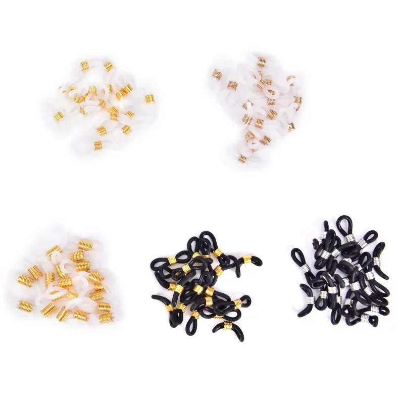 20pcs Ear Hook Eyeglasses Spectacles Chain Glasses Retainer End Rope Sunglasses Cord Holder Strap Retainer End Loop Connector