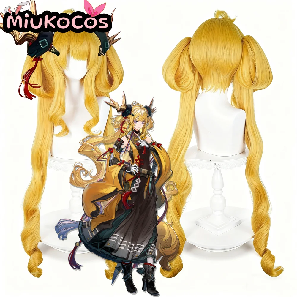 

В НАЛИЧИИ Парик для косплея Leizi the Thunderbringer MiukoCosplay Game Arknights Косплей
