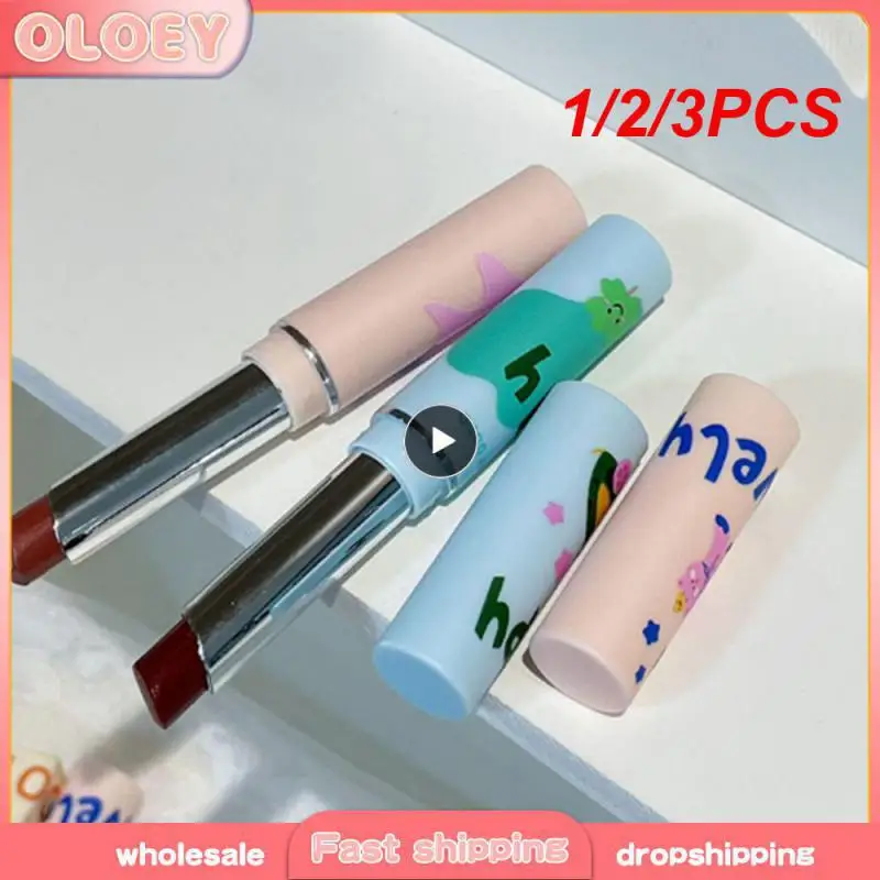 1/2/3PCS Mirror Lip Gloss Sweatproof Show Whiteness Lasting Non Stick Cup Does Not Fade Thin And Light Air Lip Glaze High Gloss