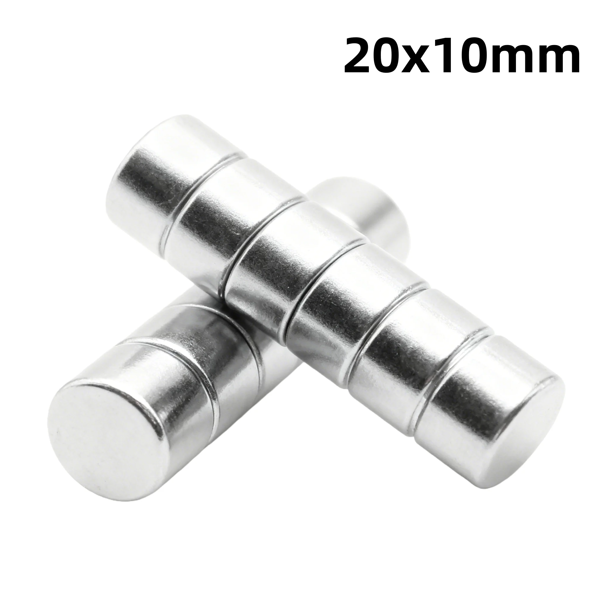 20x10mm Thick Round Powerful Magnetic Magnet 20x10 Strong Disc Magnets For Fridge DIY Building Scientific Craft Education 20*10
