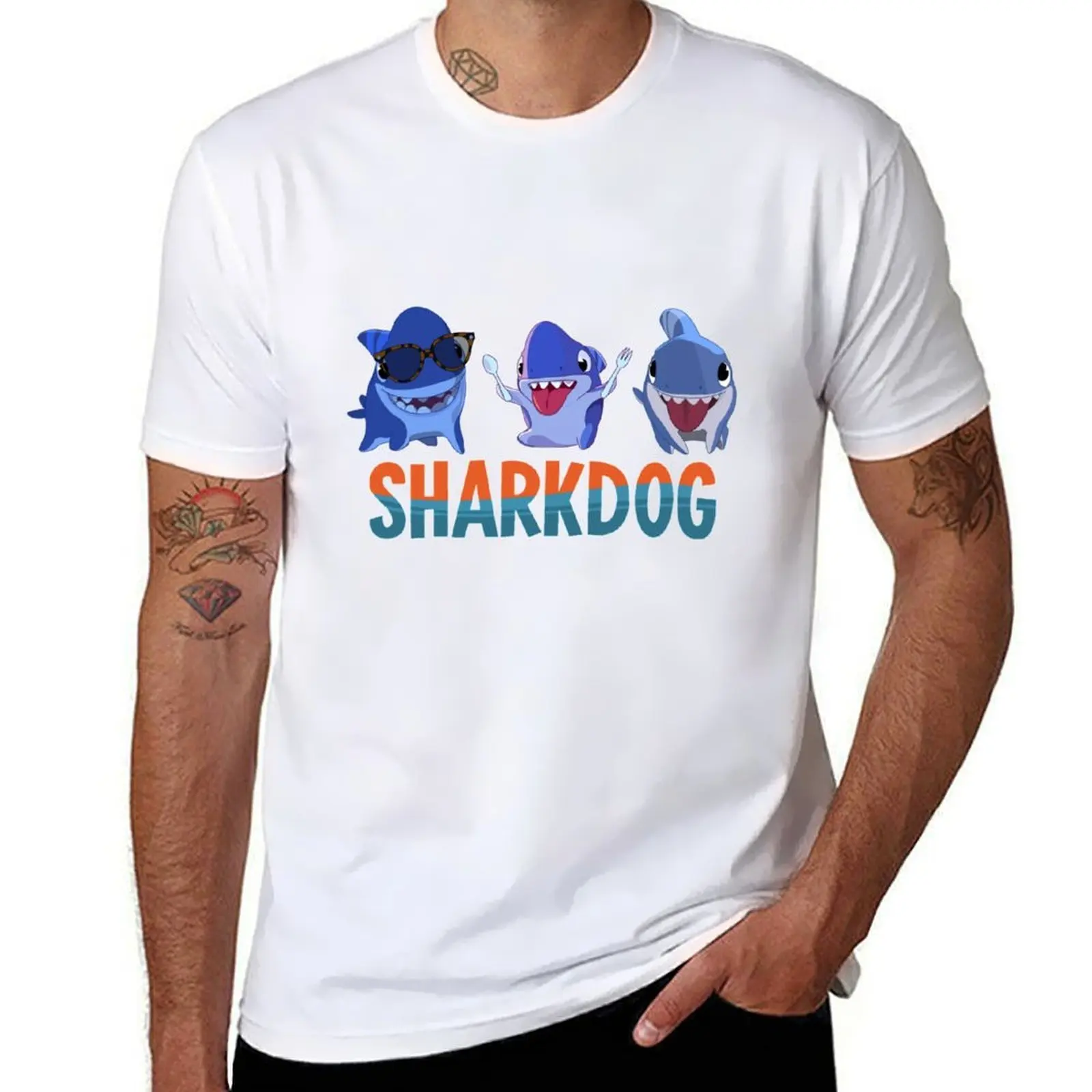 

sharkdog T-Shirt t shirts for man cotton man t shirt heavy cotton T-Shirt