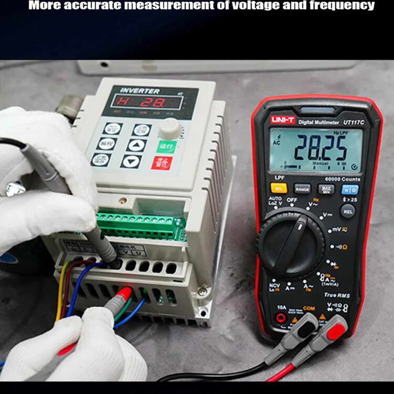 UNI-T UT117C High-precision True Effective Value Professional Multimeter AC/DC Multi-purpose Electrical Original Ohmmeter.