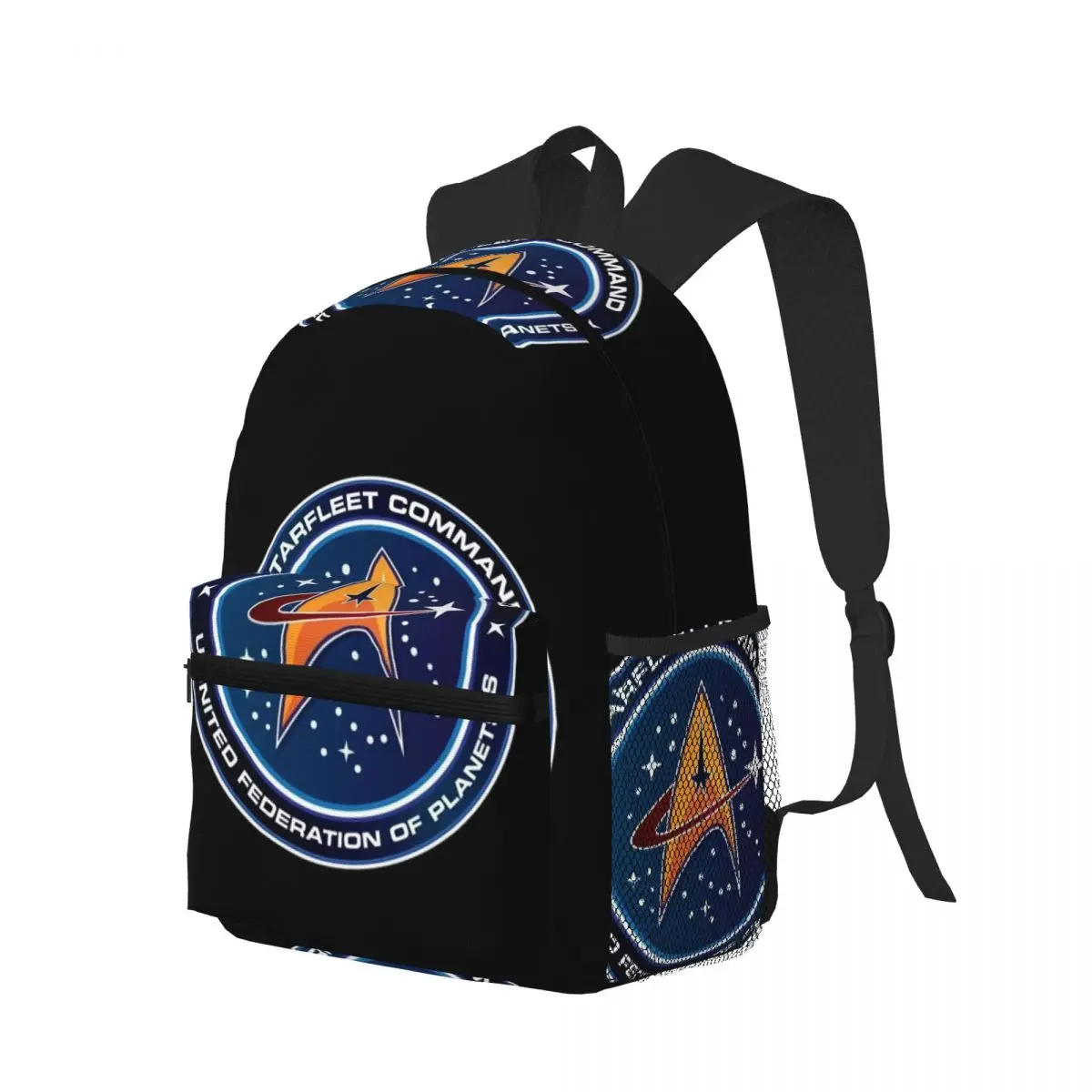 Star Treks Science Fiction TV Series Student Backpack School Bag Hiking Travel Daypack for Men Women Bookbag Shoulder Bags