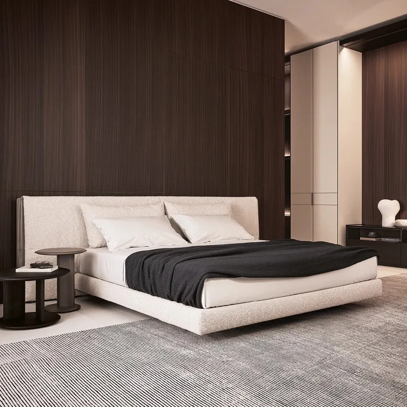

Double Bedroom Bed King Size Modern Headboards Sofa Simple Massage Bed Sleeping Platform Letto Matrimoniale Unique Furniture
