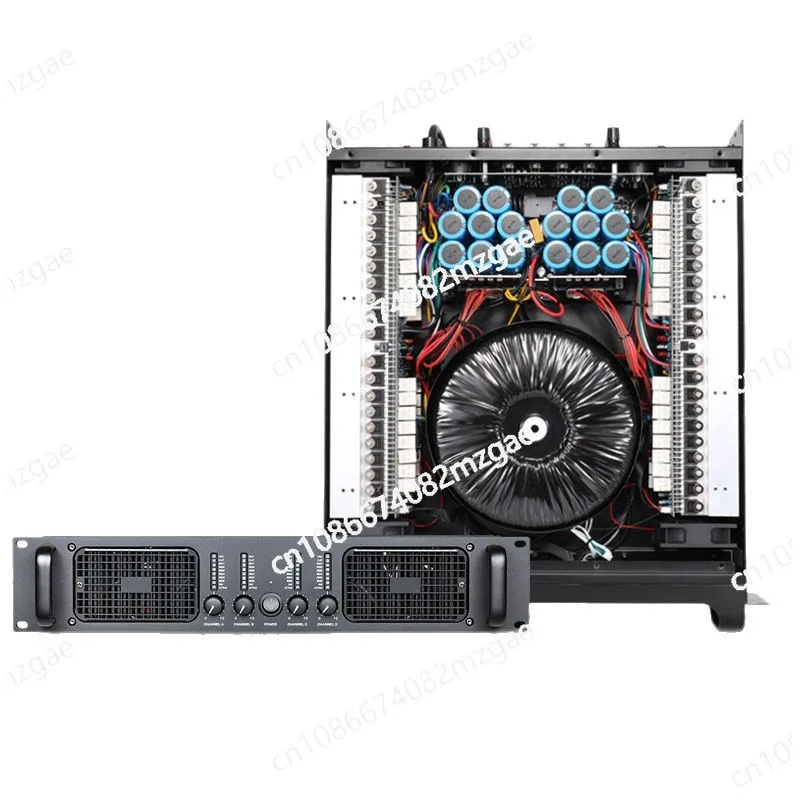 

Четырехканальный профессиональный усилитель мощности высокой мощности класса H, чистый задний ступень для двухканальных выступлений на сцене и барной аудиосвязи