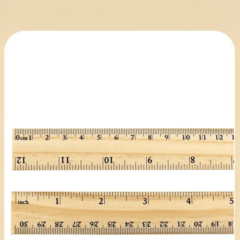 Durable Wood Straight Ruler 30cm Drafting Measuring Tool For For Xingweiqiang School Teacher Professional Drawing Stationery Kit