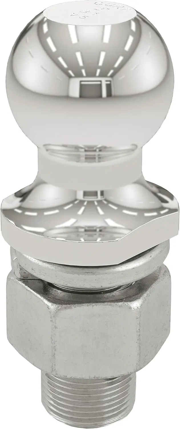 

Шарик сцепного устройства прицепа из нержавеющей стали 40056, 10 000 фунтов, диаметр 2 дюйма, хвостовик 1-1/4 x 2-5/8 дюйма, металлик