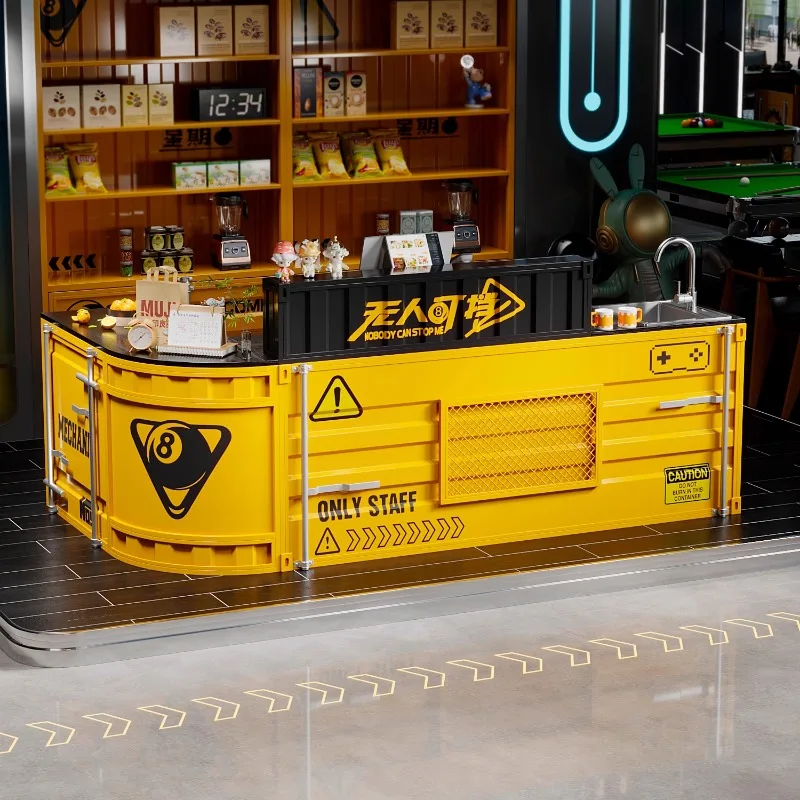 

Высококачественный промышленный стиль, бар, касса, комбинированные бары, магазины, небольшие тренажерные залы, сервировка, практичная коммерческая стойка регистрации