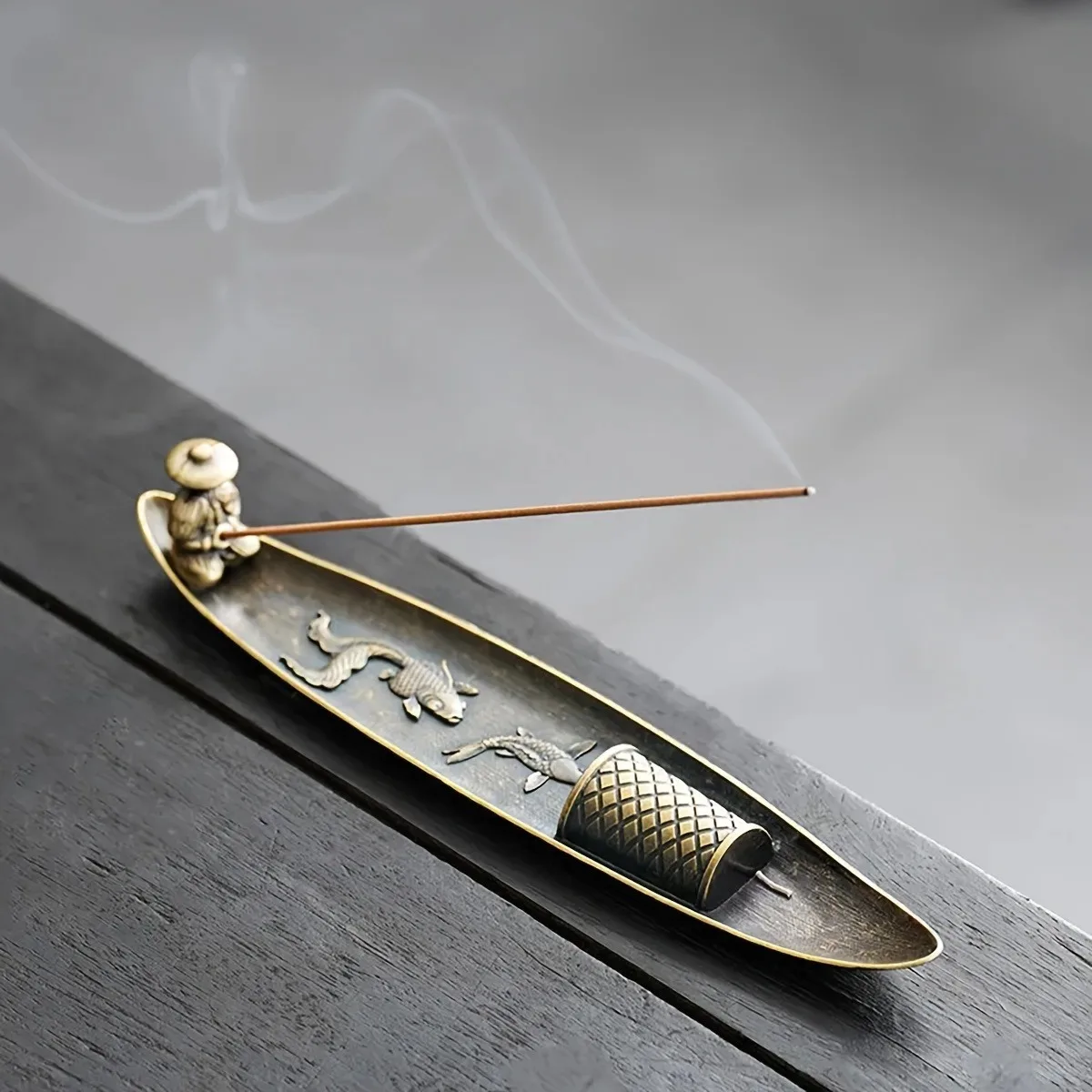 Fischer-Räucherstäbchenhalter, Dekorativer Räucherstäbchenständer | Zen-Ofen für AromaRelax, Meditation – ideal für alle Gelegenheiten. Die perfekte Wahl für jeden Anlass.