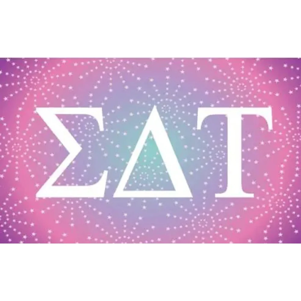 Sigma Delte Tau flag 3x5ft decoration banner custom pink art flag