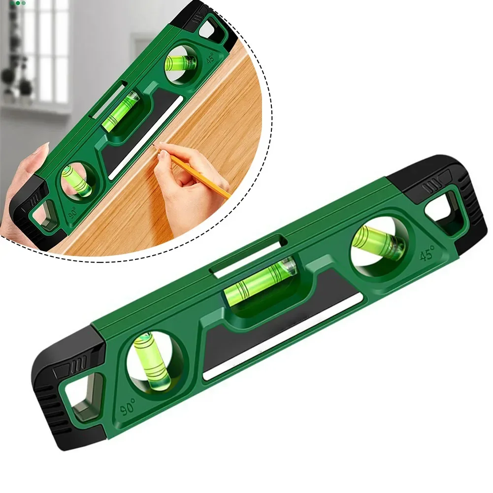 230mm Ruler Durables Spirits Level 6 Inch Small Three-purpose Level Torpedo Level 150mm Horizontal Bubble Tube Magnet Bubble