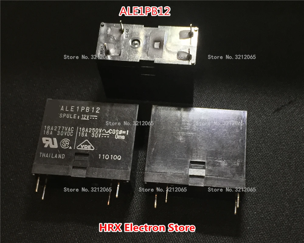 5PCS/lot Relay ALE1PB12 16A 12VDC 4PINS 100% New original