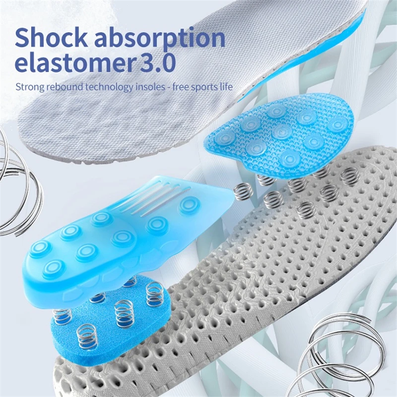 Silikon orthopädische Schuhe Sohle Einlegesohlen EVA Feder orthopädische Einlegesohlen Plattfüße Fußgewölbeunterstützung Einsätze Plantarfasziitis, Fußpflege – Detail 8