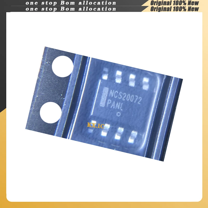 10PCS  NCS20072DR2G  NCS20072 SOP8 IC  ,New Original,Prior To Order RE-VALIDATE Offer Pleas