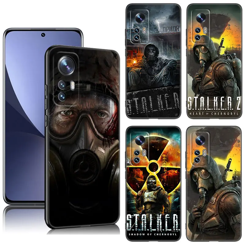 Game Stalker Clear Sky Phone Case For Xiaomi Mi 9 SE 8 10 10T 11 12 13 Lite 9T 11T 12S 12T 13T Pro 5G 11i 12X Black Cover