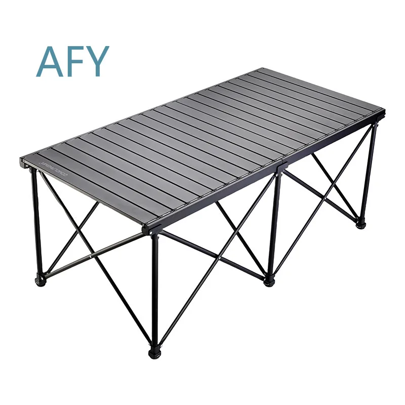 Foldable Camping Table and Chair Set for Outdoor Picnic Egg Roll Leisure Activities Portable Lightweight Travel Gear for