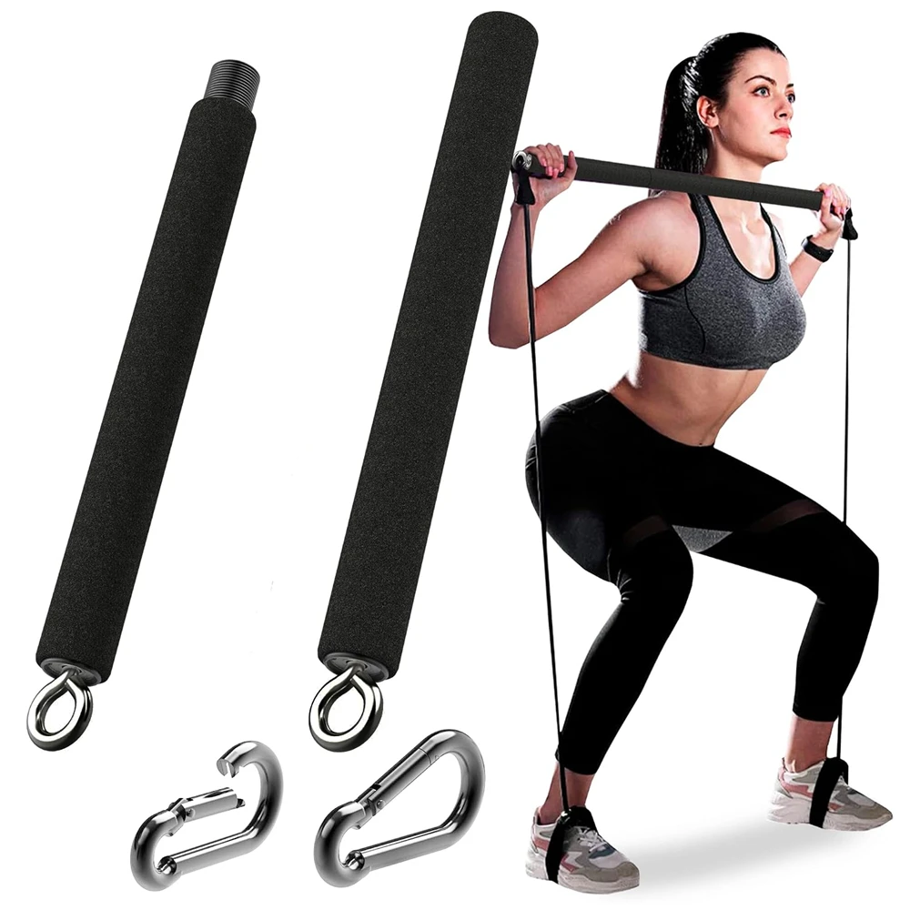 Resistance Band Bar Only, 102CM Adjustable Training Stick – Fits Most Loop Bands for Home, Gym & Travel Workouts
