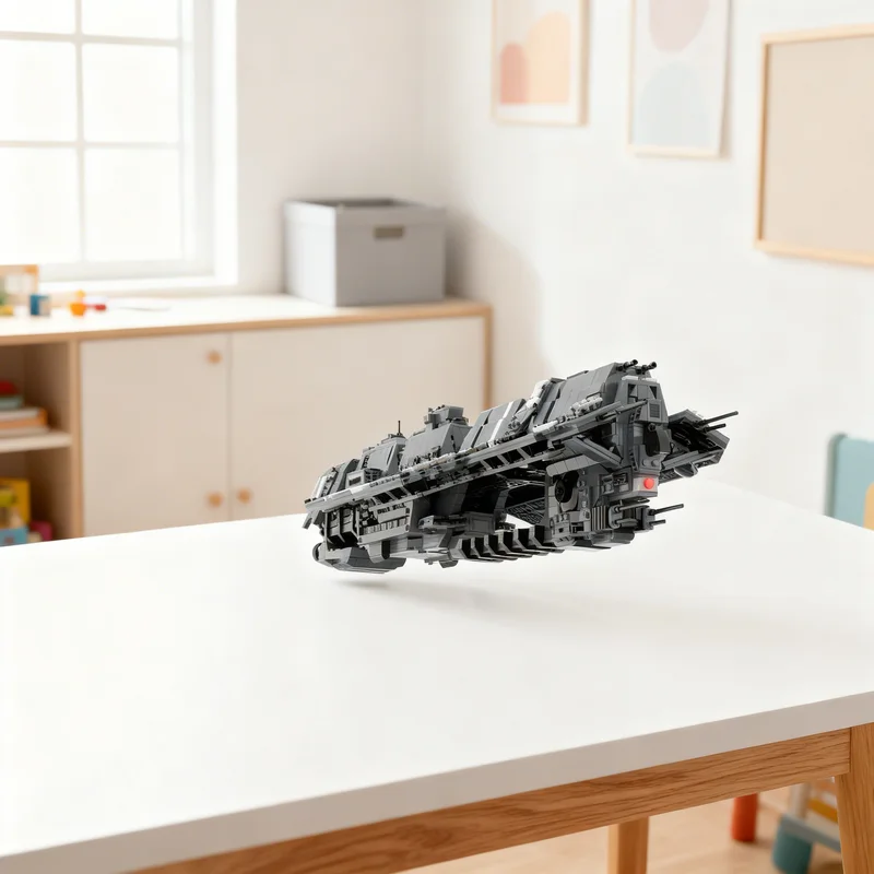 

2929 деталей MOC: Модель тяжелого космического корабля класса Epoch. Конструктор. Креативный подарок. Набор для сборки. Декор для дома и офиса. Премиум-класс для взрослых и детей.
