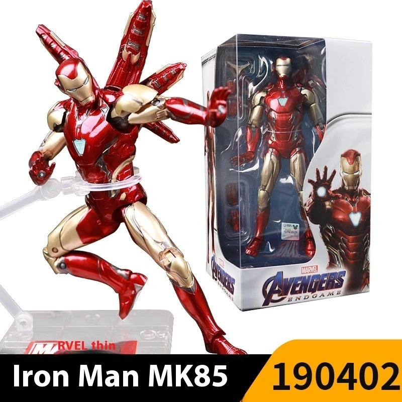 Echte mk50 Iron Man Figur Spielzeug Wunder Rächer 3 Marionette Modell Ornament 7 Mark 85 Film Peripherie Figuren und Desktop