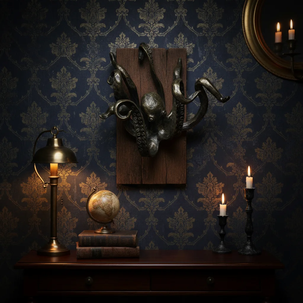 

Resin Octopus Sculpture Home Decor Ocean Theme Ornament Durable And Realistic Design For Living Room Bedroom Office