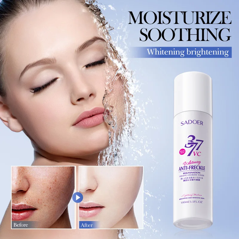 

100 мл VC Тоник для лица средство для удаления темных точек увлажняющий отбеливающий 377 тоник против веснушек уход за кожей лица осветление корейская косметика