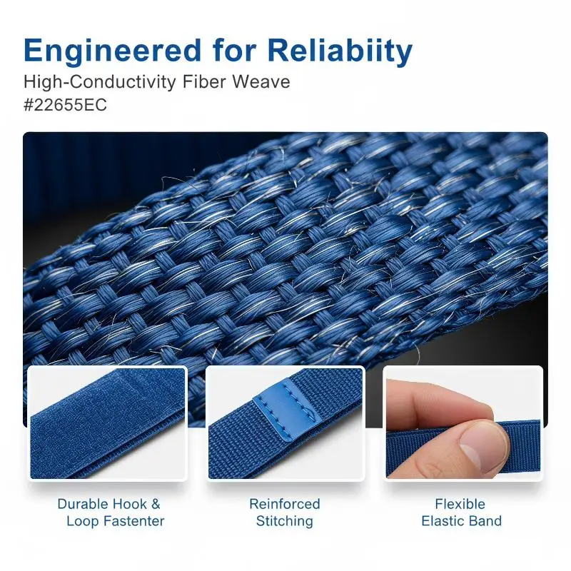 Anti Static ESD Non-slip Heel Foot Strap Adjustable Ground Discharge Tool for Circuit Board Repair Work