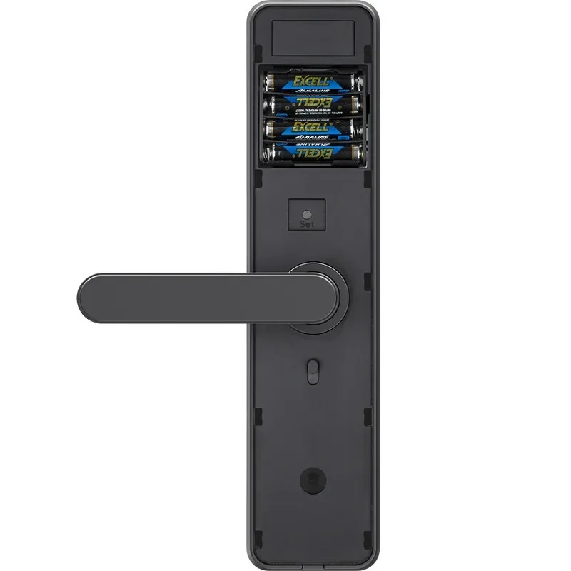 Bluetooth apartment electronic lock mobile app computer remote management wooden door fingerprint lock