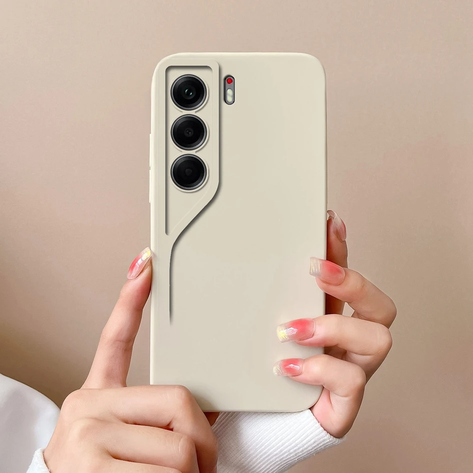 حافظة فاخرة بلون واحد لهاتف Tecno Camon 40 Pro غطاء حماية ناعم نحيف غير لامع من السيليكون المقاوم للغبار لهاتف Tecno Camon 40 40Pro Funda #5