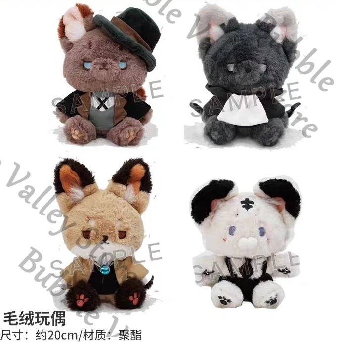 

Подлинная аниме Bungo Stray Dogs Dazai Osamu Nakahara Chuya Atsushi Косплей Мультфильм Пушистый хлопок Maumet Кукольная игрушка на Рождество