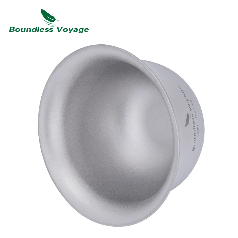 Boundless Voyage 100 ml Titan Gaiwan Traditionelles chinesisches Kung-Fu-Teeset mit Deckel Hitzebeständige doppelwandige Teeschüssel
