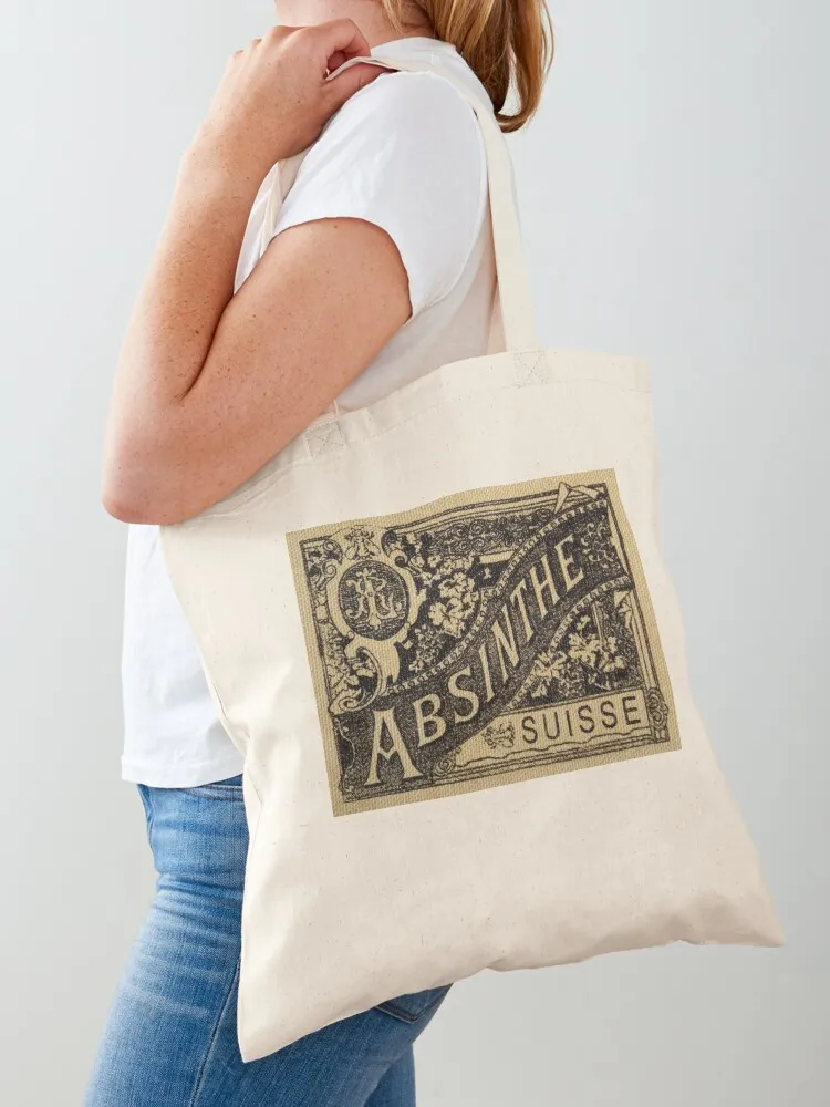 

Absinthe Tote Bag bags woman 2025 shopper bag women canvas reusable grocery bags bag for beach