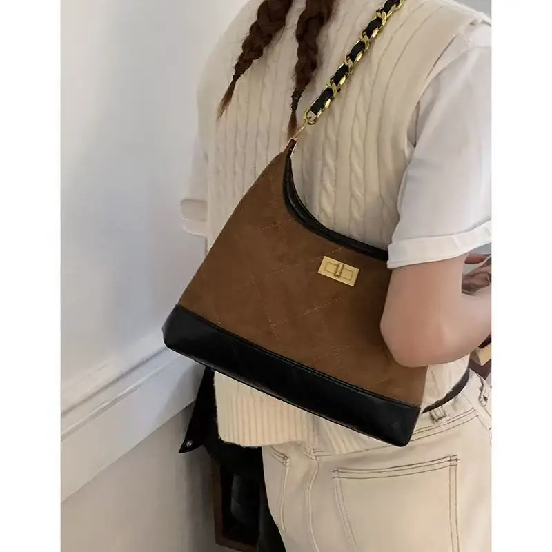 

2025 Women's Minimalist Shoulder Bag, Vegan Leather Multi-way Crossbody Purse, Large Capacity Commuter Handbag for Work