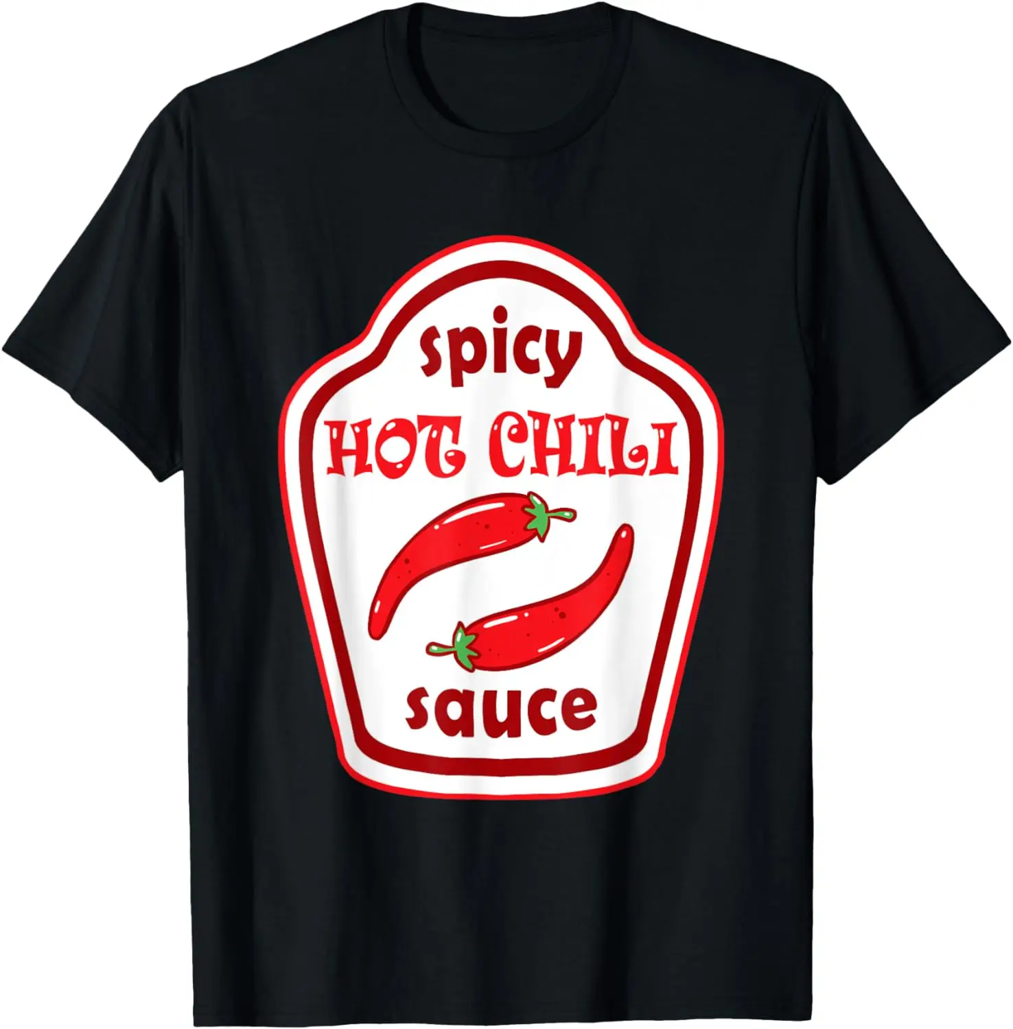 

Hot Chili Sauce Easy Halloween DIY Costume Matching Group T-Shirt