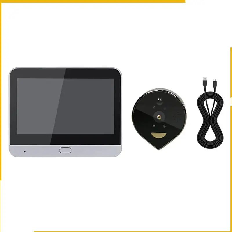 A93P Digital Night Vision Cat Eye Doorbell - Tuya Wifi Smart Monitoring For Your Home