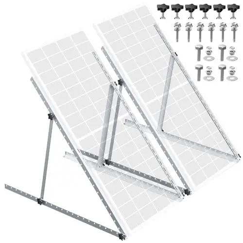 Multi-Scenario Aluminum PV Mount System, Balcony Wall RV Flat Roof Triangle Rack Accessories, Multi-Use Parts for