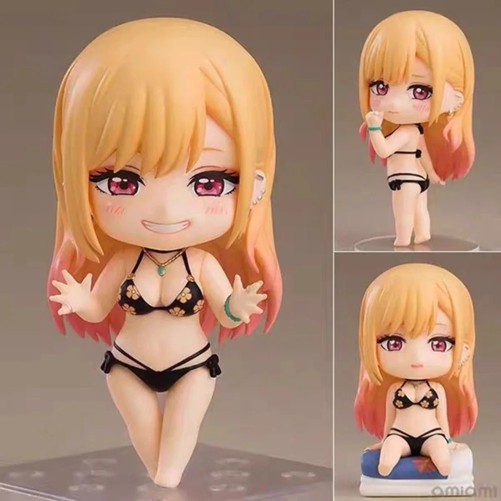 10cm Anime My Dress Up Darling Figure Kitagawa Marin Action Figures Pvc Statue Desktop Ornamen Collection Model Toys Gifts