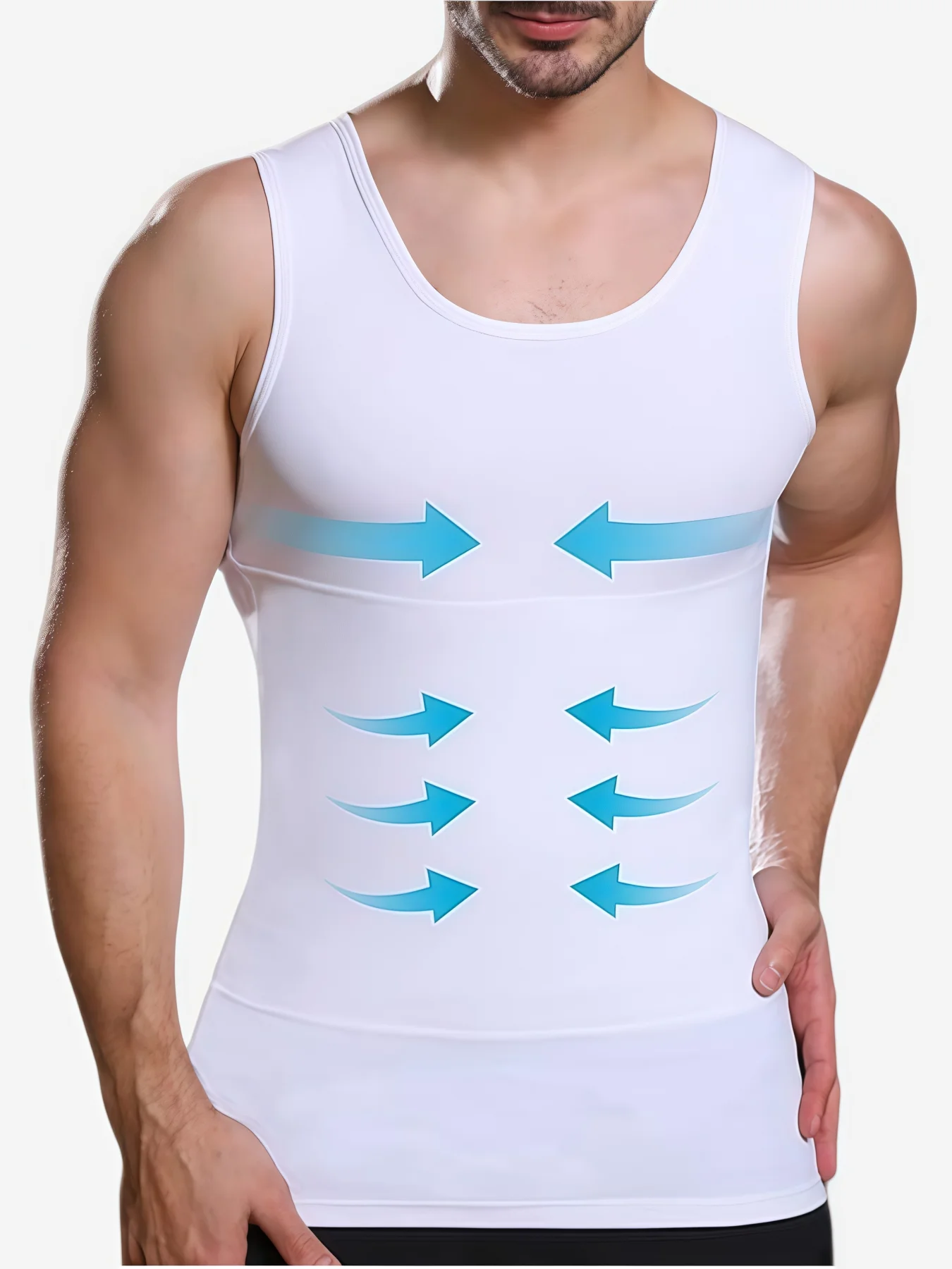 

Men's Quick Dry Compression Workout Shirts Gym Athletic Muscle Tank Tops for Fitness Running Sports