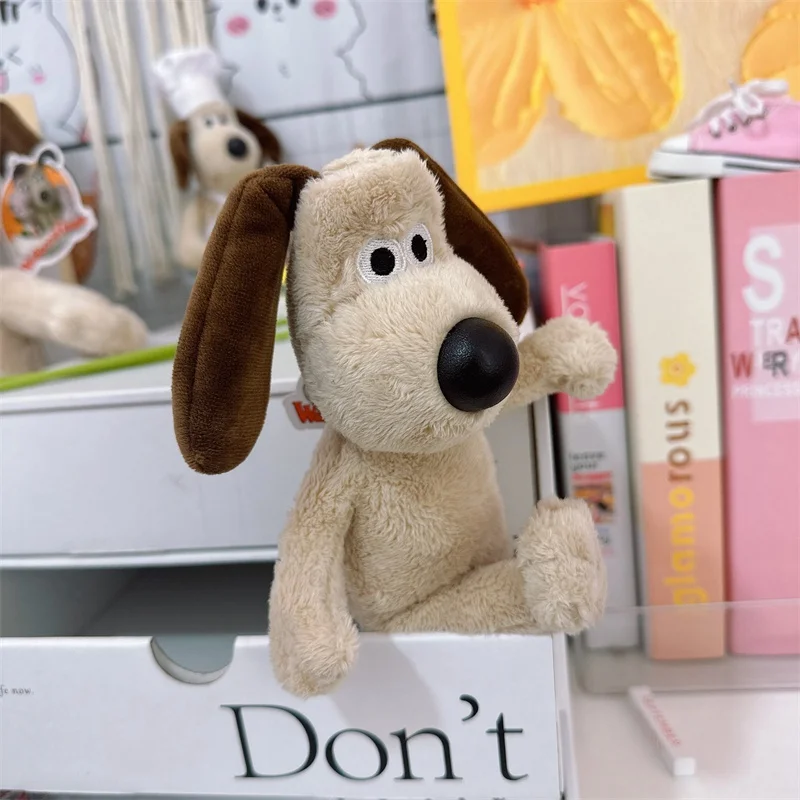 لطيف الشيف الكلب جروميت أفخم والاس اللعب أنيمي جرو الكلب محشوة الدمى غرفة ديكور الكلب لعبة جمع الاطفال عيد الميلاد هدية عيد الميلاد