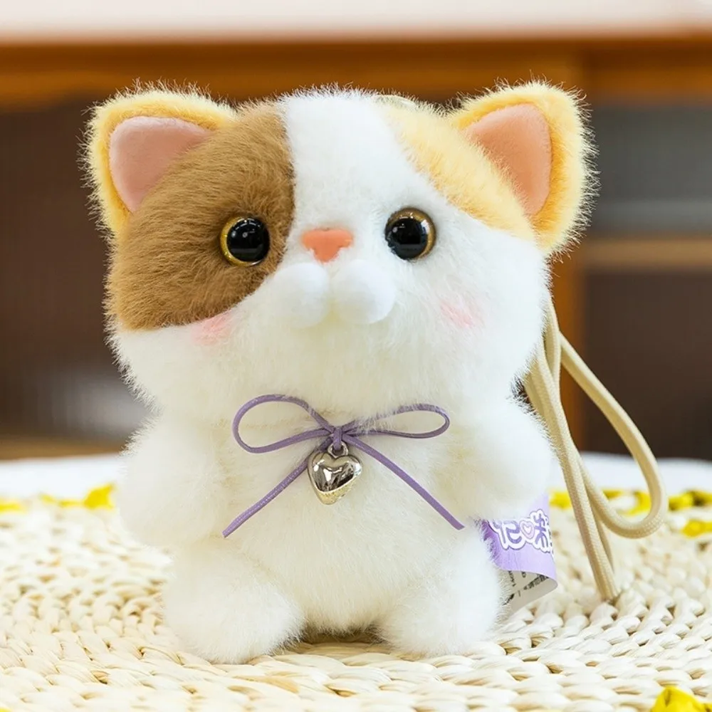 

Keyring Furry Kitten Keychain Fluffy Soft Cat Pendant Cartoon Animal Cat Keychain Gifts