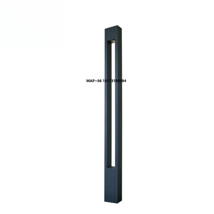 Plaza Landscape Lighting Column Patio Yard Solar Garden Post Top Lantern Villa Road Pillar Light Square Post Lamp
