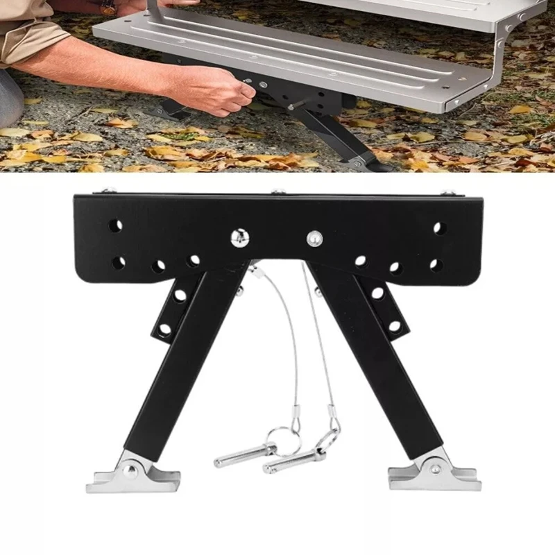 Folding Caravan Step Stabilizer /RV Step Stabilizer Kit Portable RV Ladder Support Camper Trailer Parts For 5Th Wheels