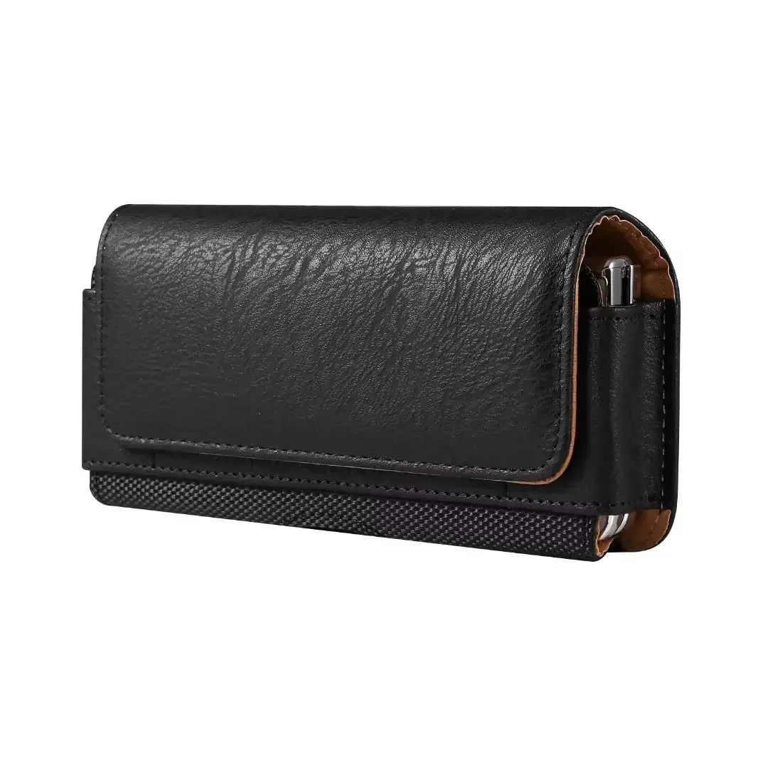 

Pu Leather Phone Pouch Waist Bag For Samsung Galaxy Z Fold 5 4 3 2 5G For OPPO Find N3 OnePlus Open Belt Loop Clip Holster Cover