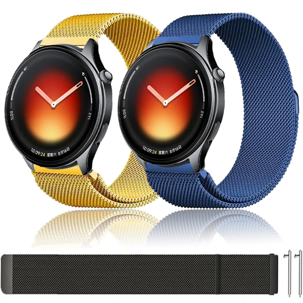 22mm 20mm Metall-Milanese-Armband für Xiaomi Watch 5/S4 S3 S2 S1 Color 2/1 Oneplus Watch Lite Uhrenarmband OPPO Watch S Realme Watch 5