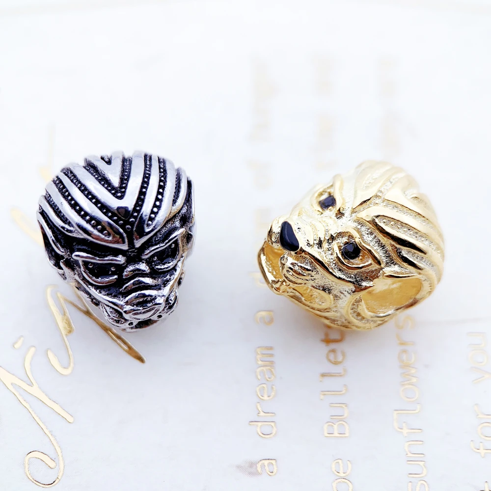 Beads Lion Fashion Rebel Street New 925 Sterling Silver Karma Charms European Jewelry Accessories