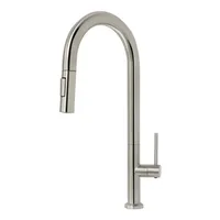 Grey Pull Out Kitchen Faucet Brushed Gold Sink Faucet Mixer Tap 360 Degree Rotation Torneira Cozinha Mixer Taps Kitchen Tap