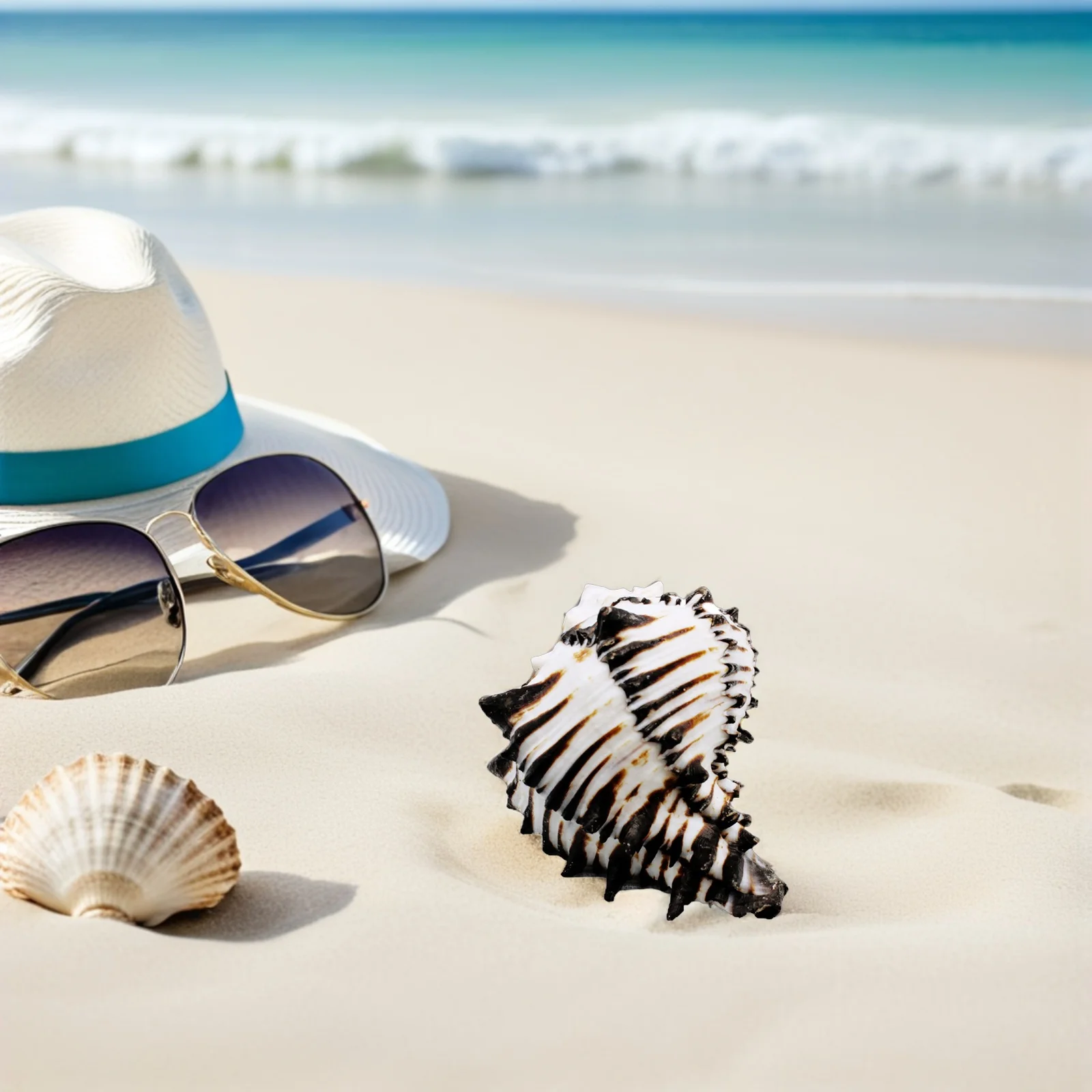 

1Pcs Aquarium Conch Shell Decor Natural Creative Durable Landscape Accessories Fish Tank Ornament for Home Decoration