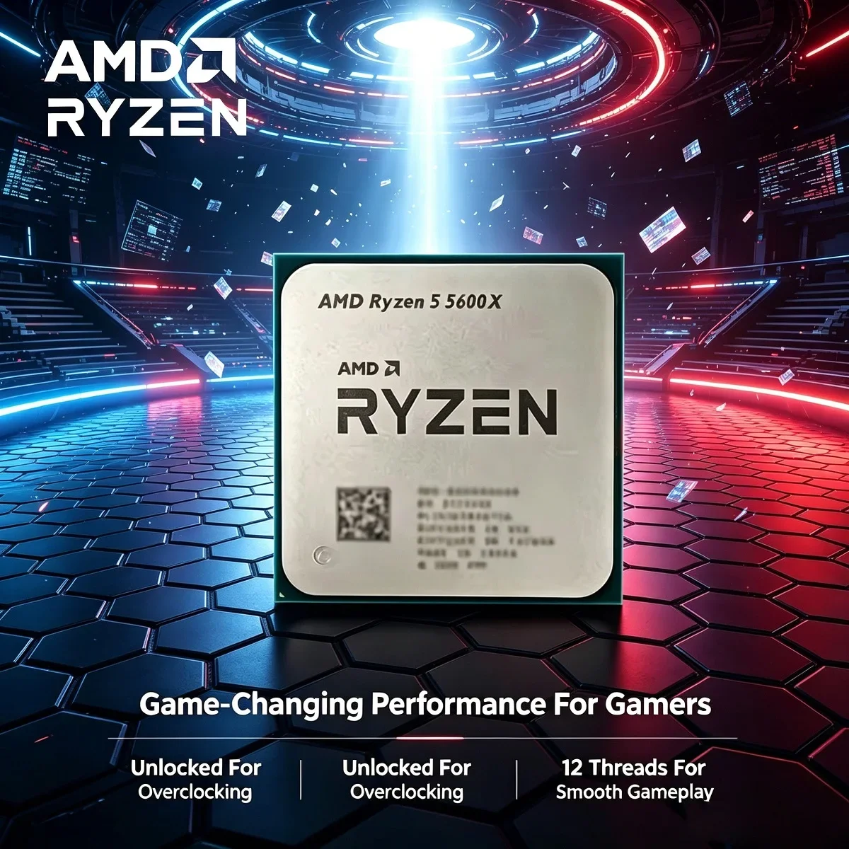 

AMD Ryzen 5 5600X 65W 7NM Gaming Processor R5 5600X 3.7GHz 6-Core 12-Thread L3=32M DDR4 Socket AM4 No Fan