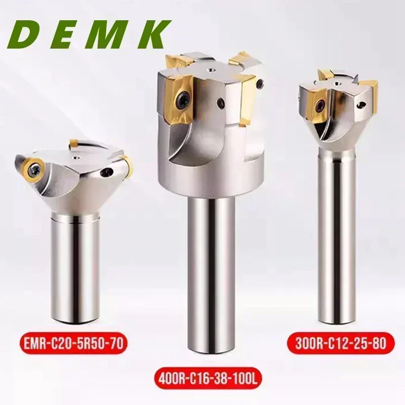 300R 400R C10 C12 C16 C20 16 17 20 25 28 30 35 One-piece right Angle R0.8 straight shank milling cutter Common milling machine